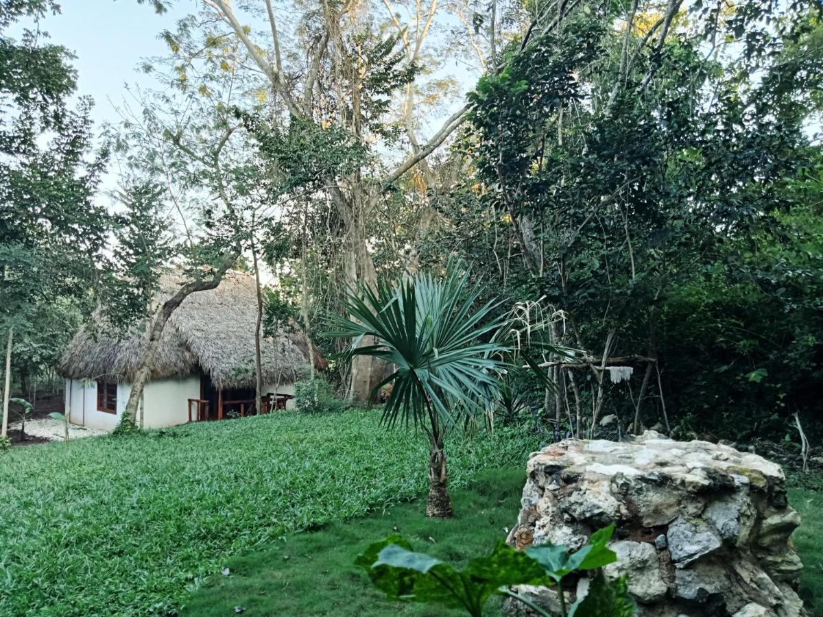 Cabana Magica & Yoga Ek' Balam Bagian luar foto